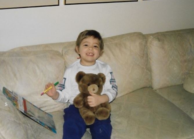 Boy with toy